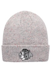 Adidas Women's Gray Chicago Blackhawks Logo Cuffed Knit Hat - Gray