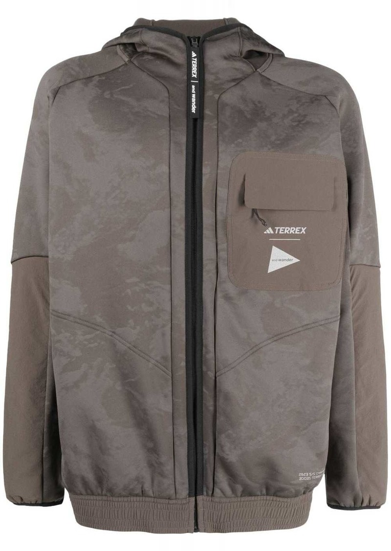 Adidas x And Wander Terrex hooded jacket