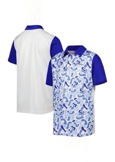 Youth adidas White/Blue THE PLAYERS Print AEROREADY Polo at Nordstrom