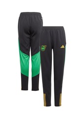 Big Boys adidas Black Jamaica National Team Training Pants - Black