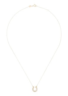Adina Reyter 14K Yellow Gold diamond horseshoe necklace