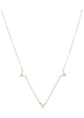 Adina Reyter 14kt yellow gold Love diamond necklace