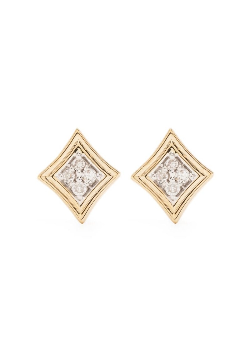 Adina Reyter 14kt yellow gold Make Your Move diamond earrings