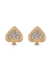 Adina Reyter 14kt yellow gold Make Your Move Spade earrings