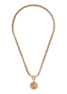 Adina Reyter - 14K Yellow Gold Diamond Rays Chunky Rolo Chain Necklace - Gold - OS - Moda Operandi - Gifts For Her