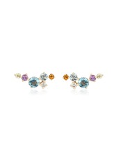 Adina Reyter - 14K Yellow Gold Multi-Stone Scattered Bubbles Earrings - Gold - OS - Moda Operandi - Gifts For Her