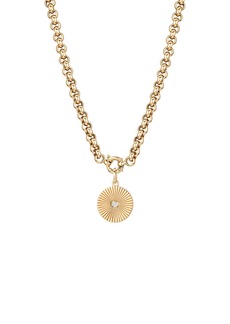 Adina Reyter - 14K Yellow Gold Diamond Necklace - Gold - OS - Moda Operandi - Gifts For Her