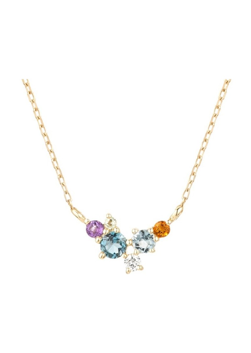 Adina Reyter 14K 0.12 ct. tw. Diamond & Gemstone Necklace