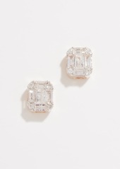 Adina Reyter 14k Gold Diamond Baguette Stud Earrings