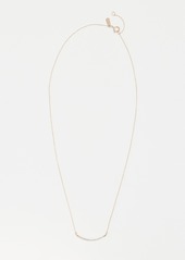 Adina Reyter 14k Gold Large Pave Curve Necklace