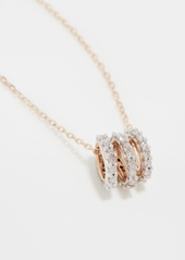 Adina Reyter 14k Tiny 3 Pavé Beads Necklace