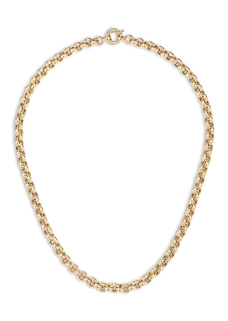 Adina Reyter 14K Yellow Gold Chunky Rolo Link Chain Necklace, 16