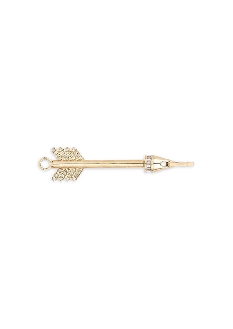 Adina Reyter 14K Yellow Gold Diamond Arrow Pendant