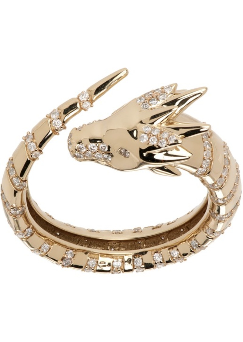 Adina Reyter Gold Dragon Wrap Ring