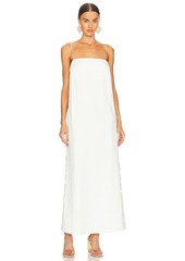 ADRIANA DEGREAS Bubble Long Dress with Straps