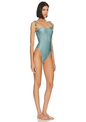 ADRIANA DEGREAS Vintage Orchid One Piece