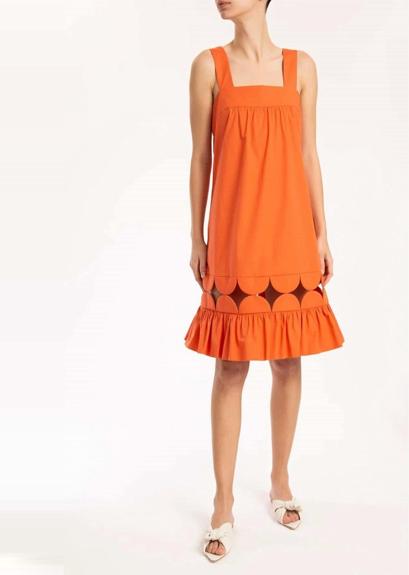 Adriana Degreas Bubble Short Dress In Tangerine