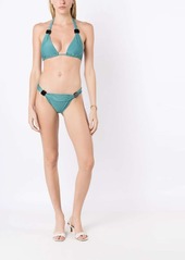 Adriana Degreas hardware-detail halterneck bikini set