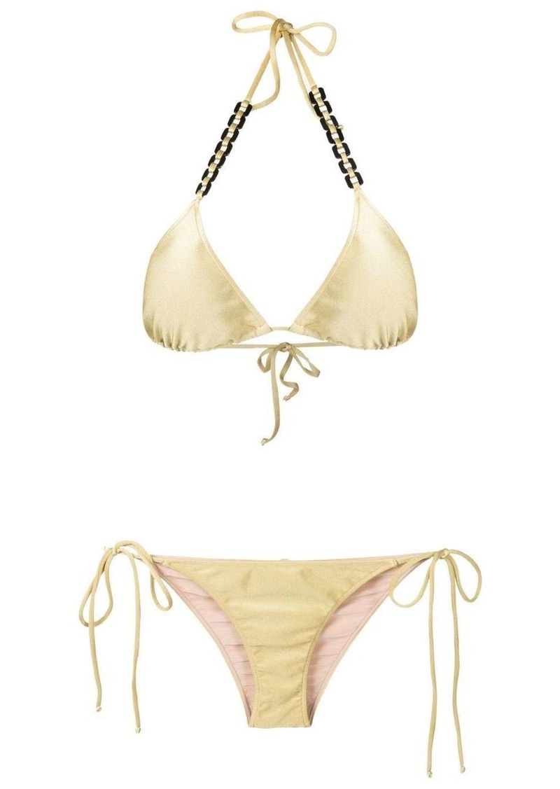 Adriana Degreas ruched bikini set