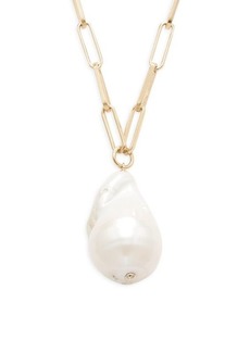 Adriana Orsini Alexandria 18K Goldplated Sterling Silver & 18-22MM Freshwater Pearl Pendant Necklace