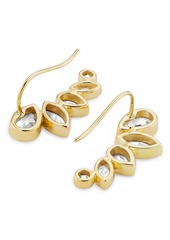 Adriana Orsini Basel 18K-Gold-Plated & Cubic Zirconia Ear Climbers
