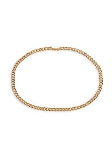 Adriana Orsini Billie Yellow Goldtone Curb Chain Necklace/18"