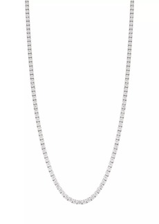 Adriana Orsini Bubbly Sterling Silver & Cubic Zirconia Long Tennis Necklace
