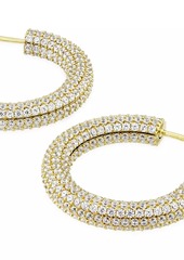 Adriana Orsini Cubic Zirconia Hoop Earrings