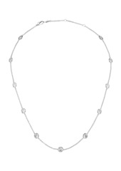 Adriana Orsini Elevate Round Cubic Zirconia Classic Chain Necklace