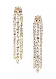 Adriana Orsini Perfect XL Cubic Zirconia Tennis Waterfall Earrings