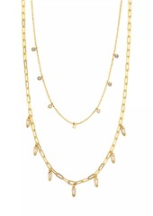 Adriana Orsini Sunny Shaky 18K Gold-Plated & Cubic Zirconia Layered Necklace