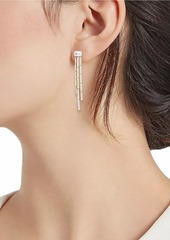 Adriana Orsini Tivoli Goldplated Sterling Silver & Cubic Zirconia Fringe Earrings