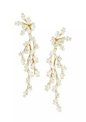 Adriana Orsini Vow 18K-Gold-Plated & Cubic Zirconia Drop Earrings