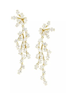 Adriana Orsini Vow 18K-Gold-Plated & Cubic Zirconia Drop Earrings