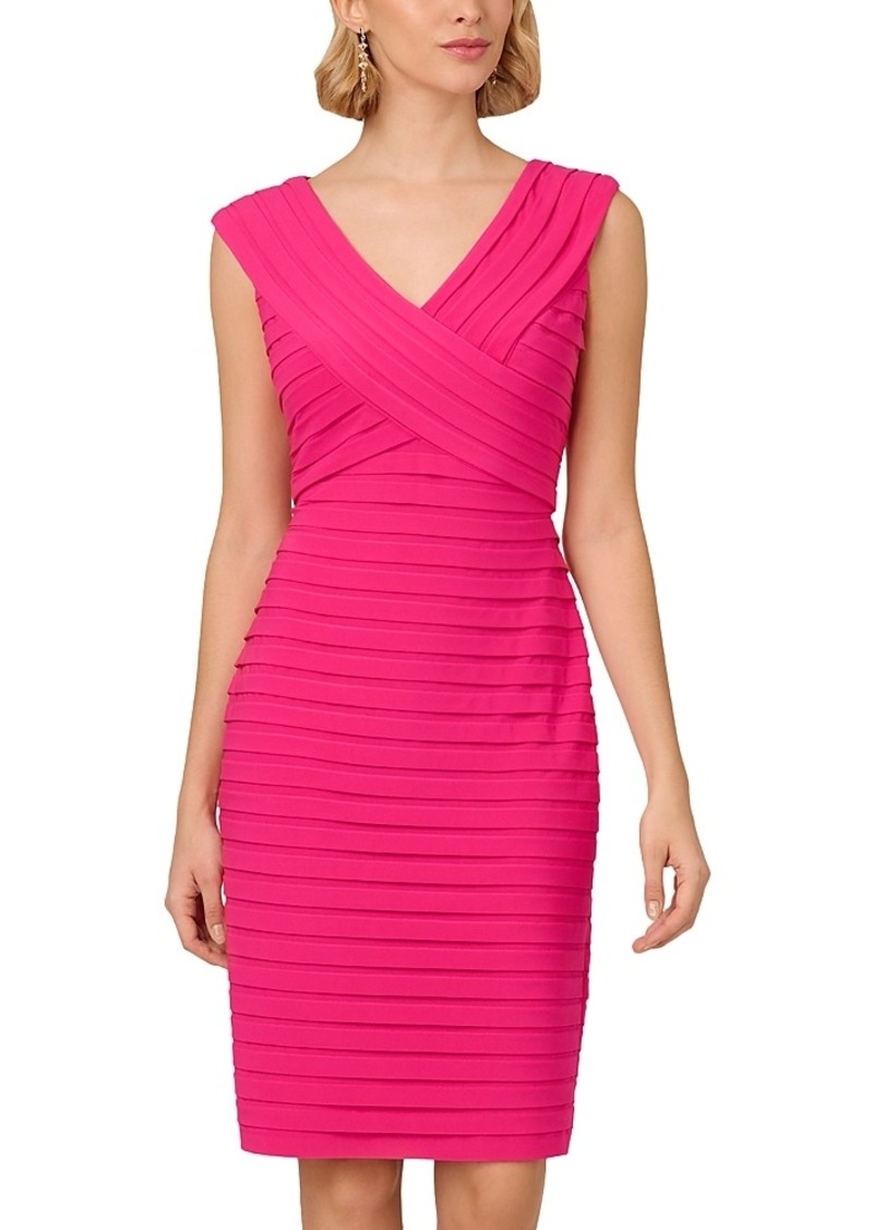 Adrianna Papell Banded Jersey Dress