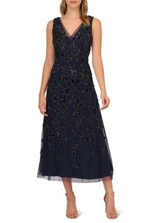 Adrianna Papell Beaded Sequin Cocktail Dress