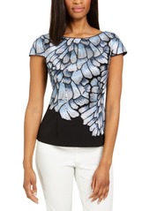 Adrianna Papell Embroidered Top