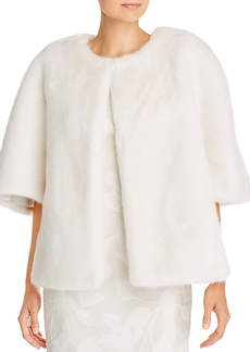 Adrianna Papell Faux-Fur Jacket