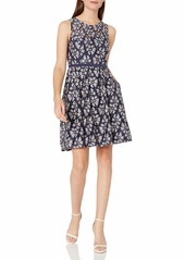 Adrianna Papell Women's Alia Lace Fit and Flare Dress