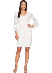 Adrianna Papell Women's AVA LACE Bell Sleeve Dress