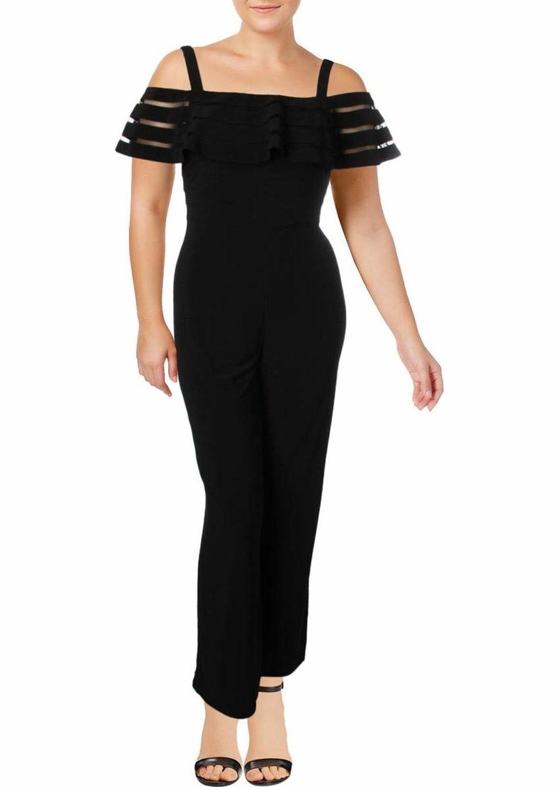 Adrianna Papell Women's Banded Off Shoulder Jumpsuit