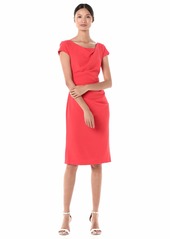Adrianna Papell Women's Cowl Side Rousched Sheath Dress