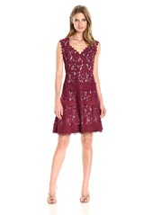 Adrianna Papell Women's Cynthia Lace Fit and Flare
