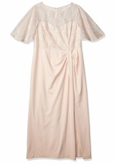 Adrianna Papell Women's Flutter Sleeve Gown