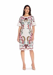 Adrianna Papell Women's Folkloric Beauty Printed Dress
