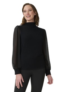 Adrianna Papell Women's Funnel Neck Sweater  M