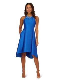 Adrianna Papell Women's Mikado Fit&Flare Party Dress