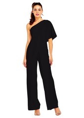 Adrianna Papell Women's One Shoulder Jumpsuit