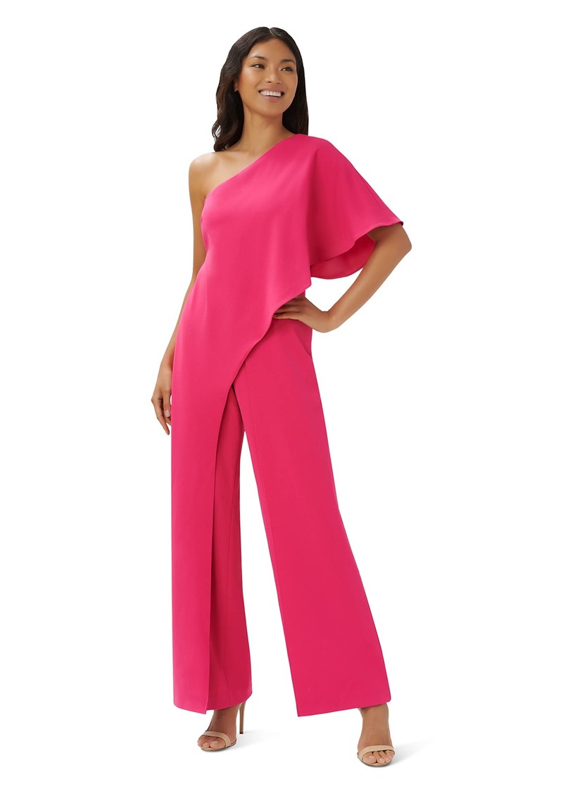 Adrianna Papell Women's ONE Shoulder Jumpsuit