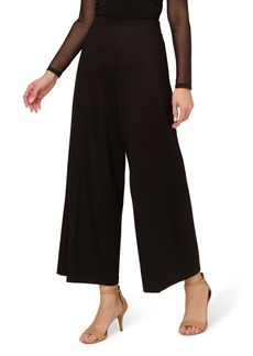 Adrianna Papell Women's Ponte Knit Wide Leg Pull On Pant with Waistband